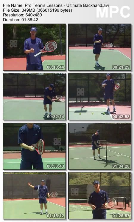 Pro Tennis Lesson by James Jensen